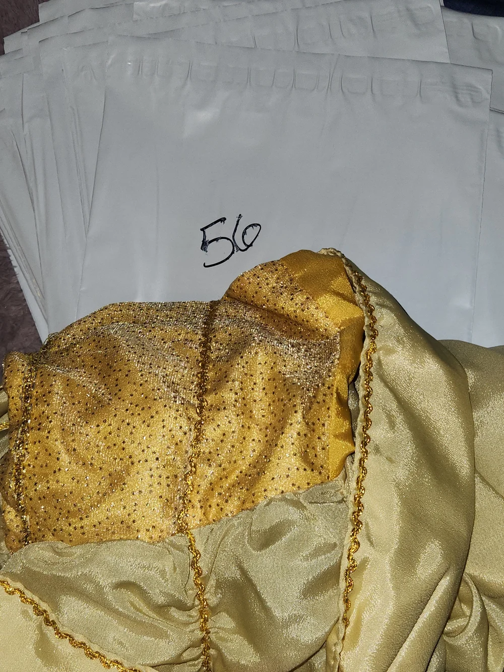 Disguise Gold and Green Princess Ball Gown Costume